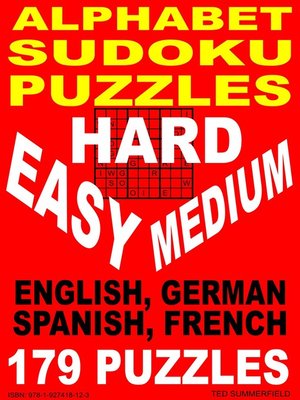 cover image of Alphabet Sudoku Puzzles